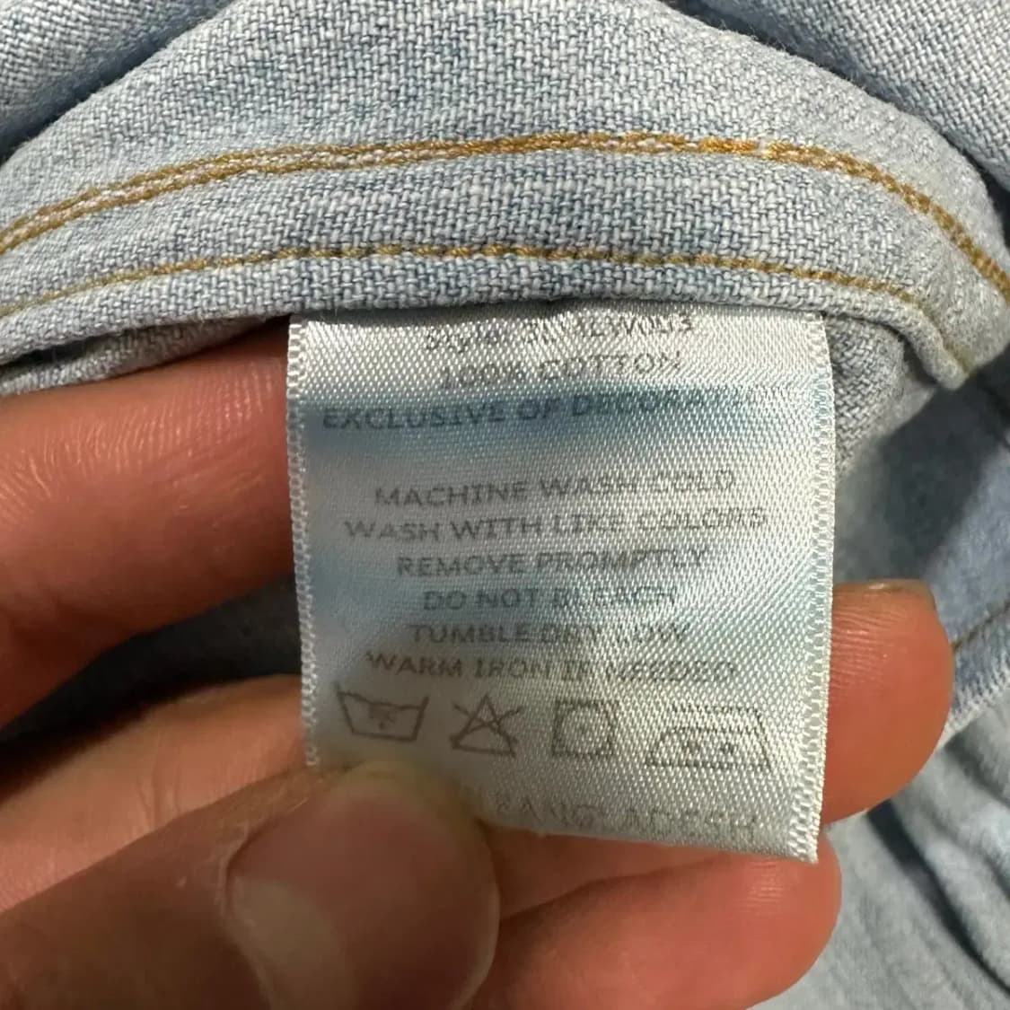 리바이스 데님 셔츠 L 상품이미지4