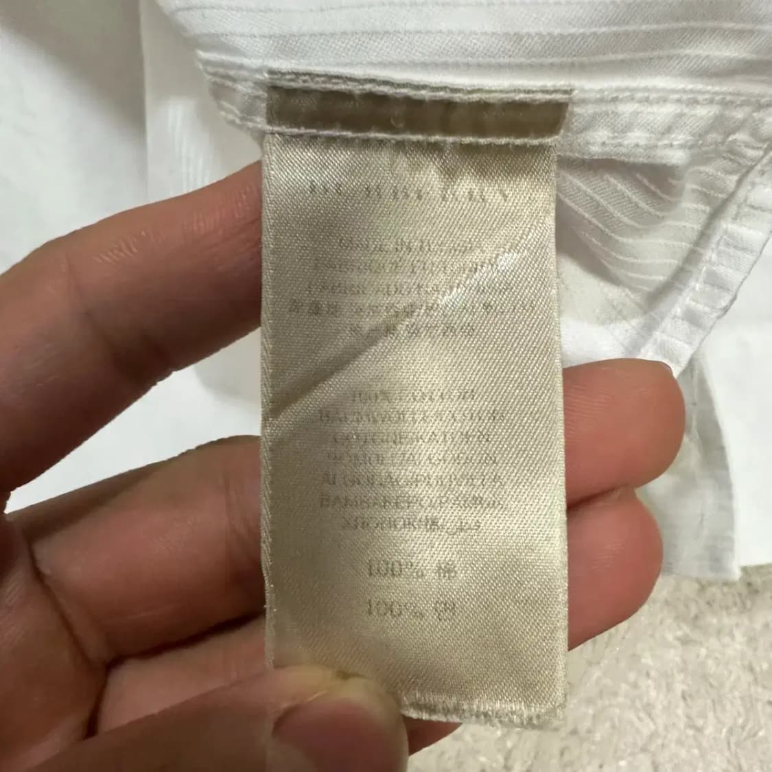 버버리 셔츠 화이트 상품이미지5