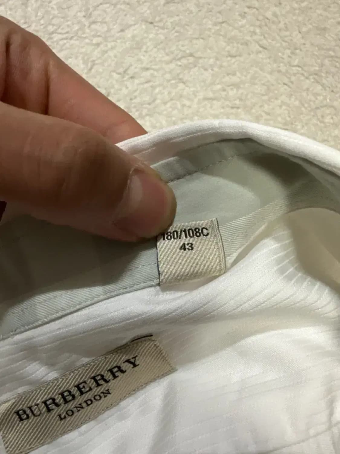 버버리 셔츠 화이트 상품이미지8