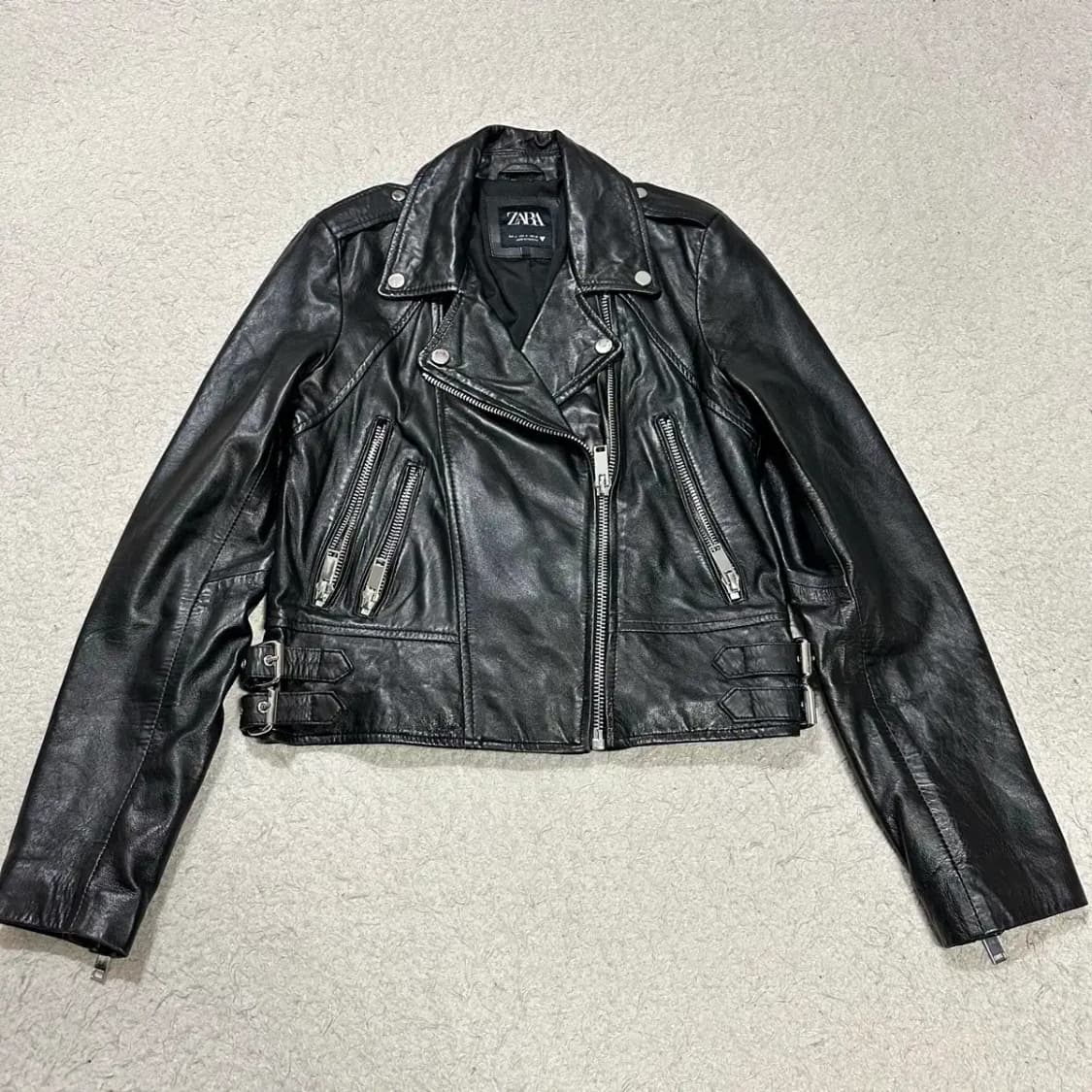 자라 라이더 자켓 여성 s 상품이미지1