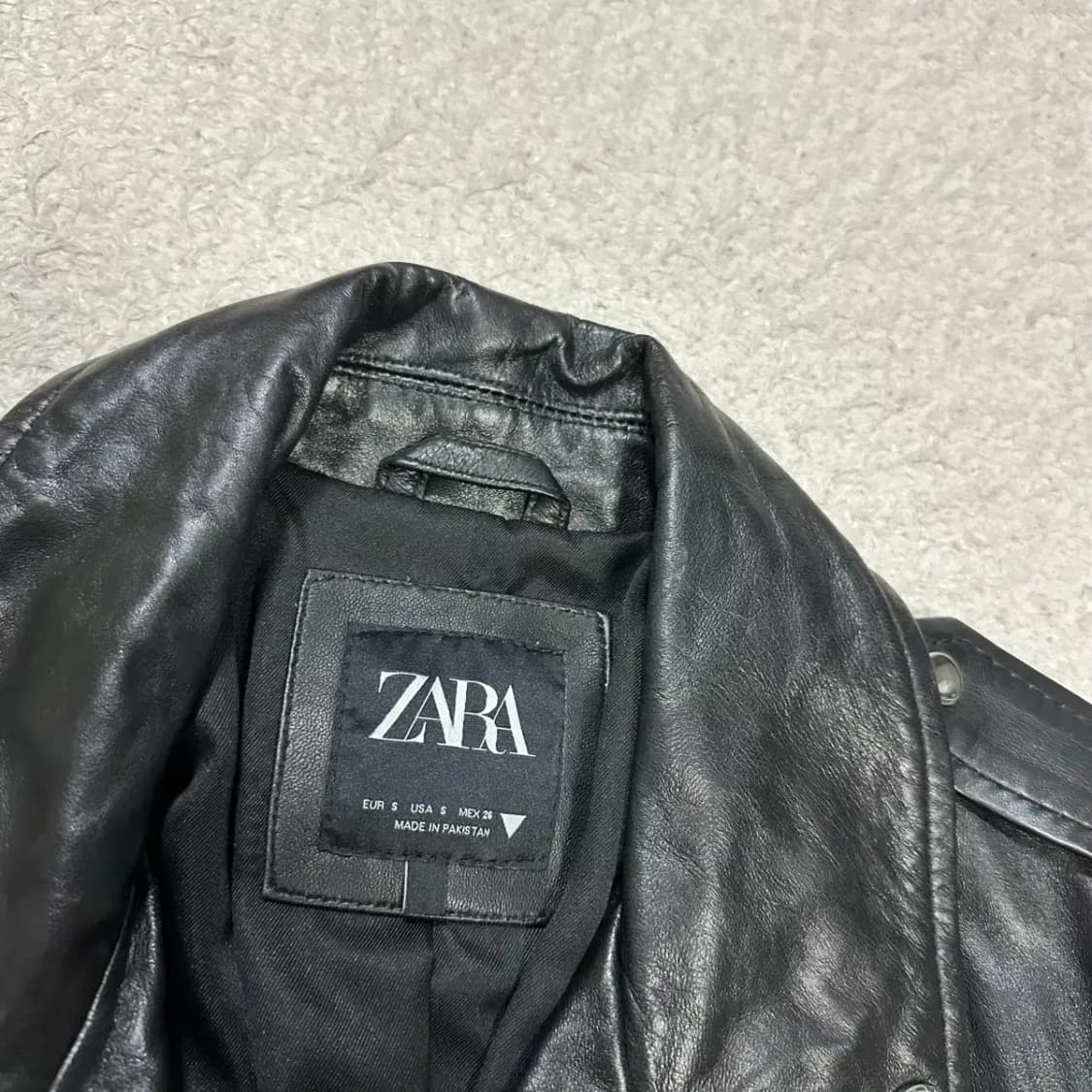 자라 라이더 자켓 여성 s 상품이미지2