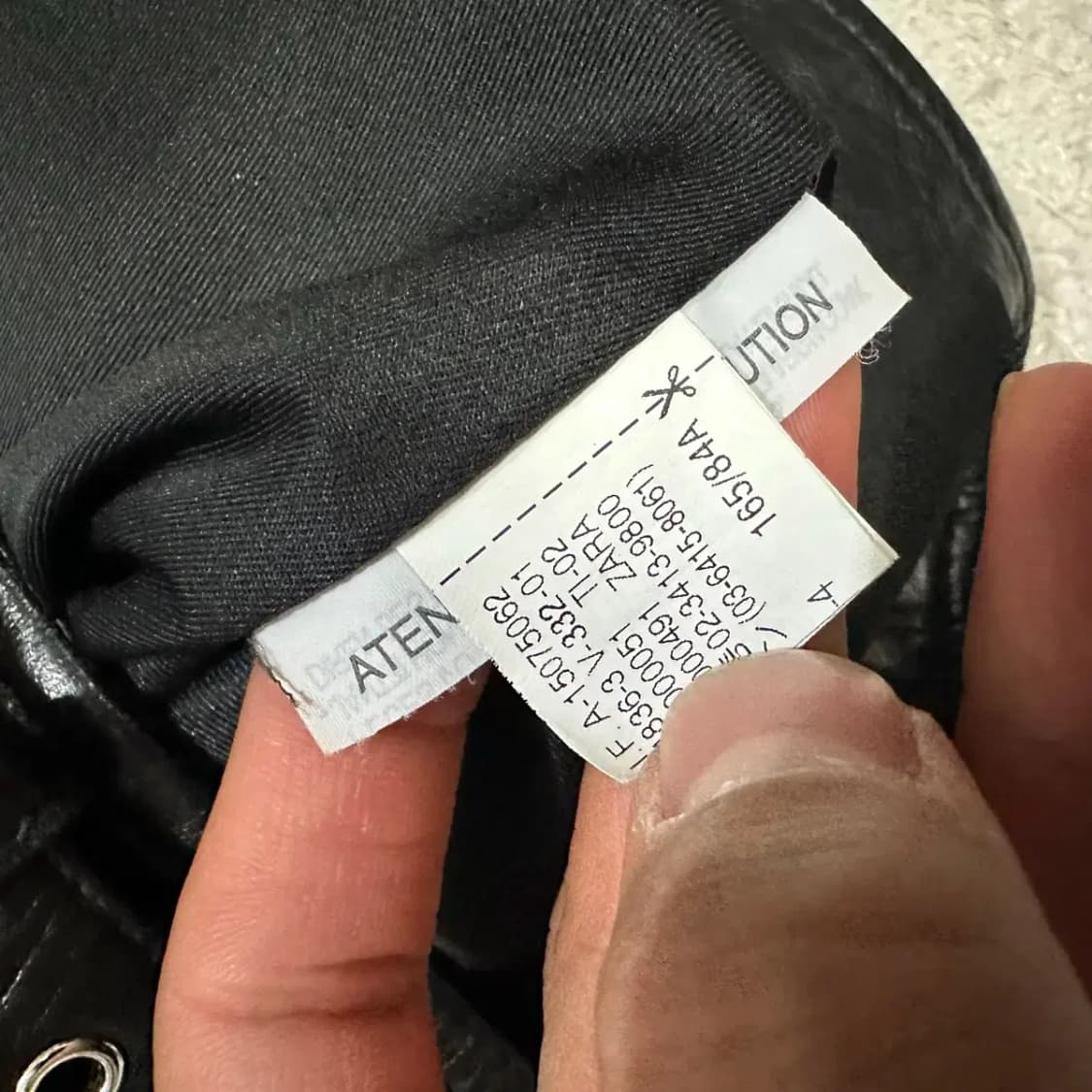 자라 라이더 자켓 여성 s 상품이미지3