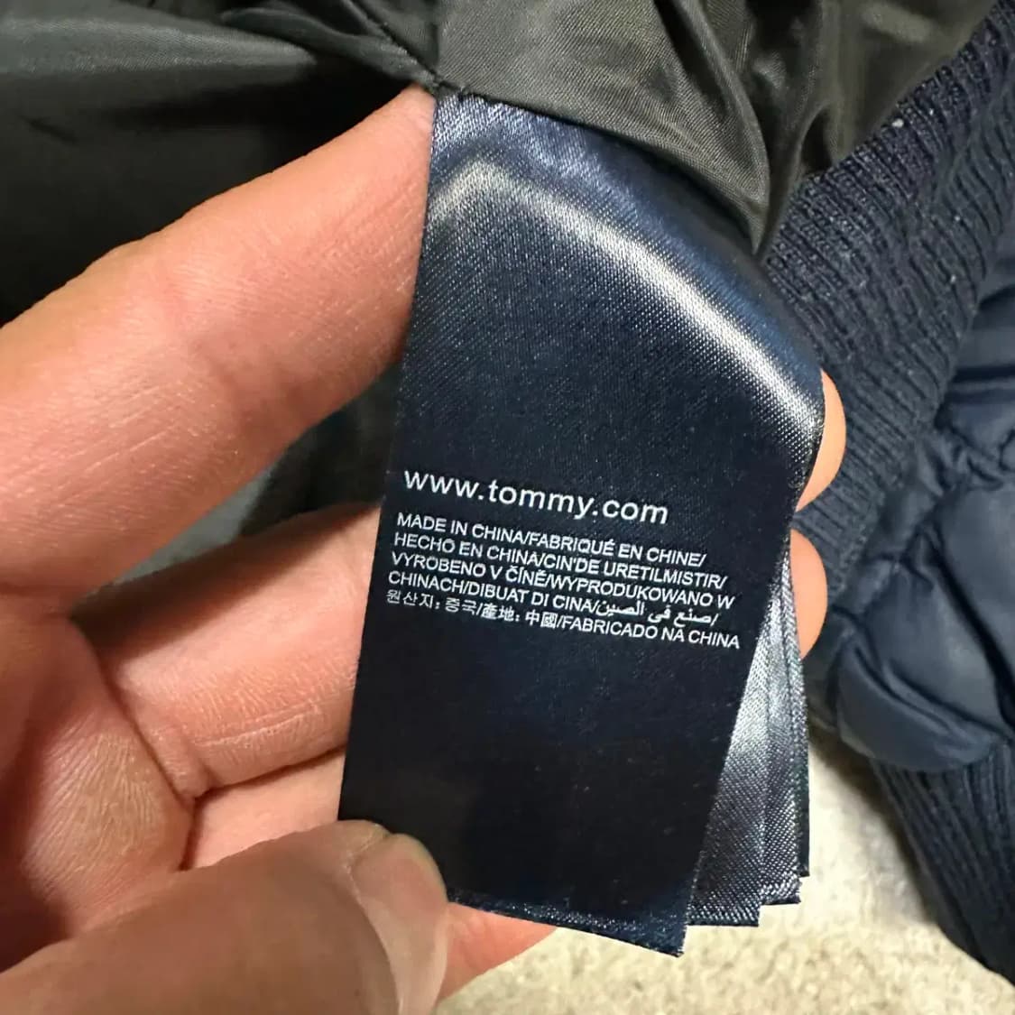 타미힐피거 점퍼 네이비 m 상품이미지4