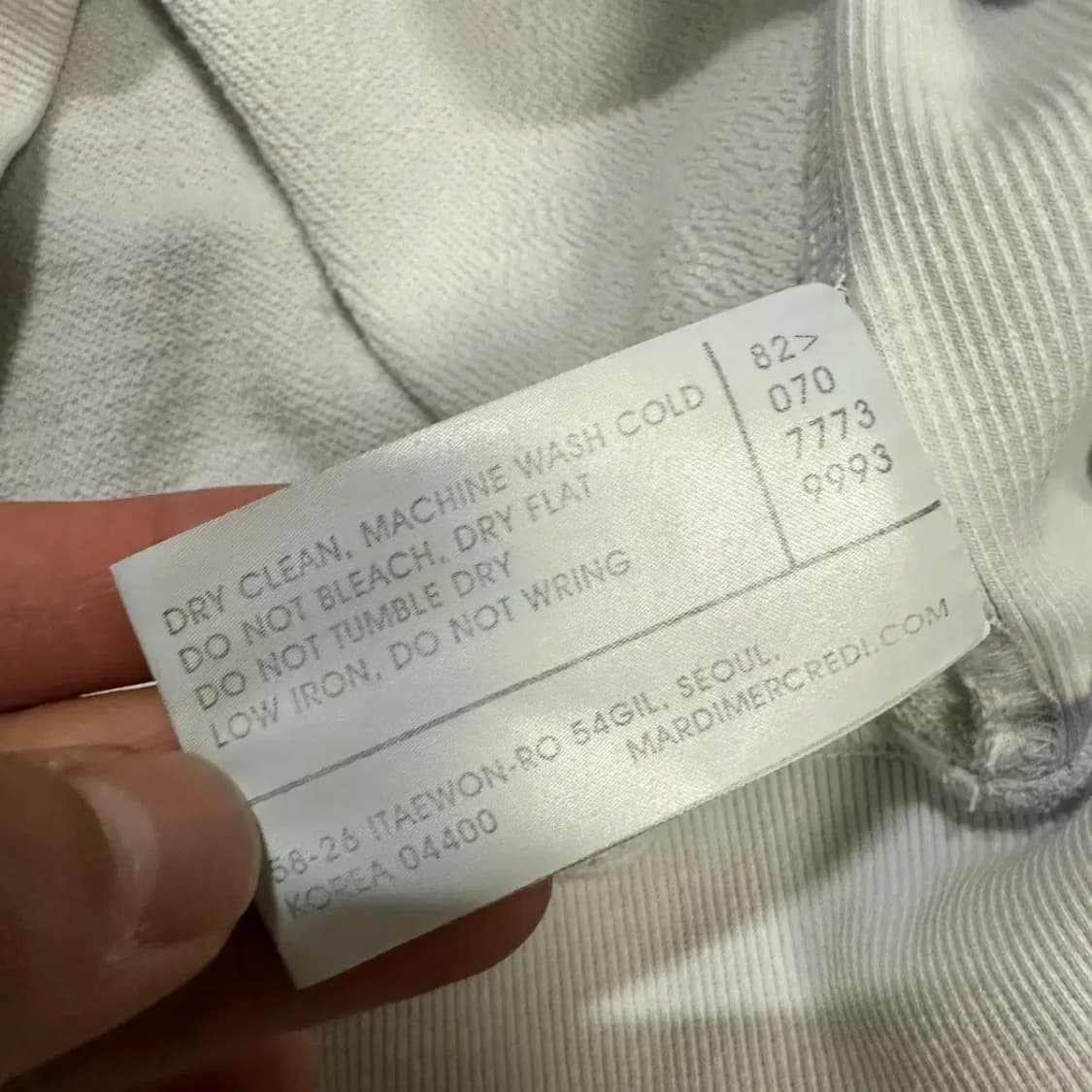 마르디메크르디 맨투맨 상품이미지4