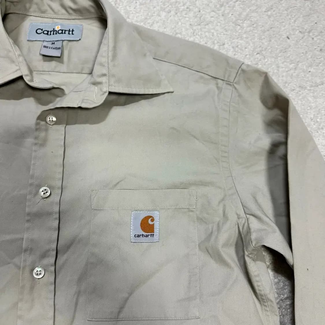 칼하트 셔츠 베이지 m 상품이미지3
