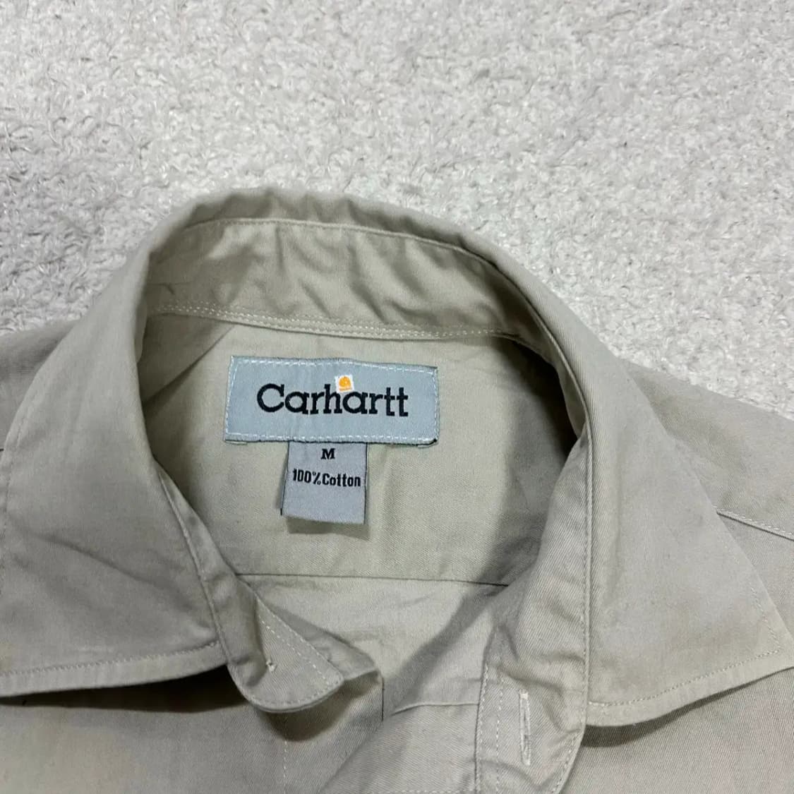 칼하트 셔츠 베이지 m 상품이미지4