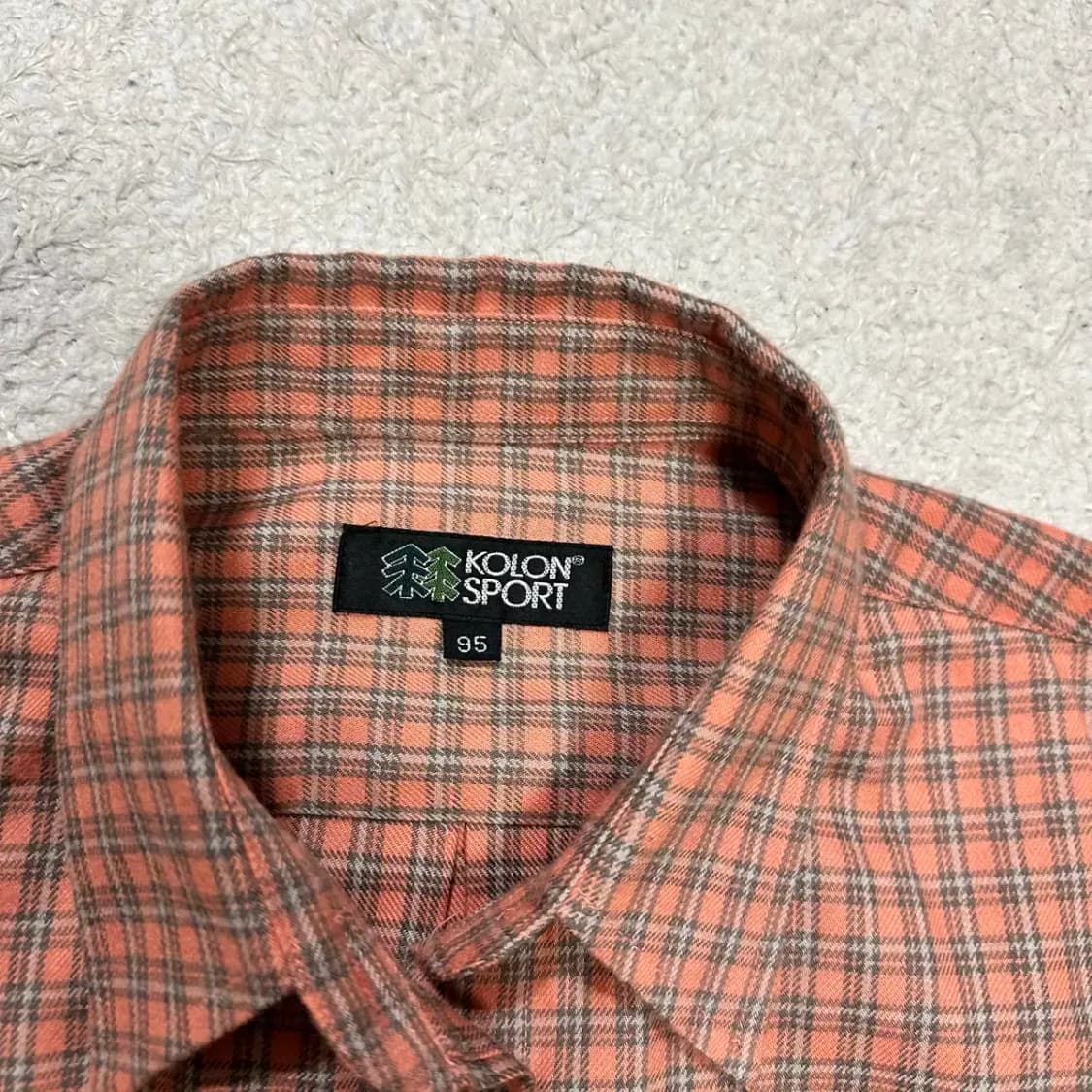 코오롱스포츠 셔츠 체크 여성 95 상품이미지3