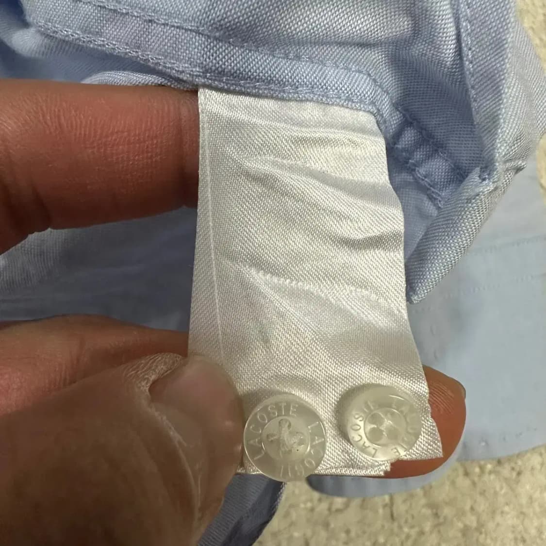 라코스테 셔츠 솔리드 40 상품이미지4