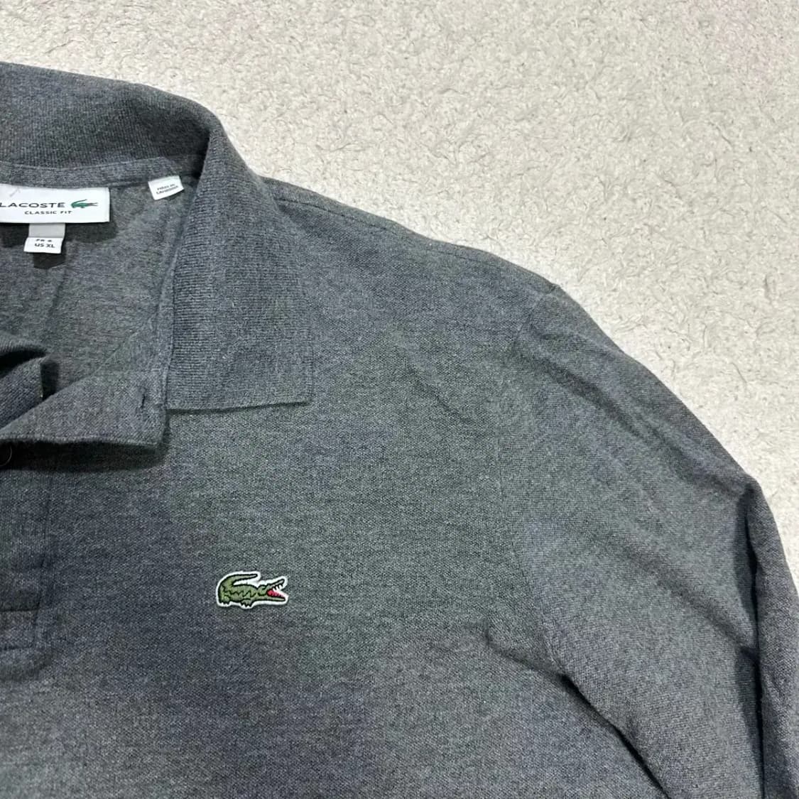 라코스테 긴팔 카라티 xl 상품이미지2