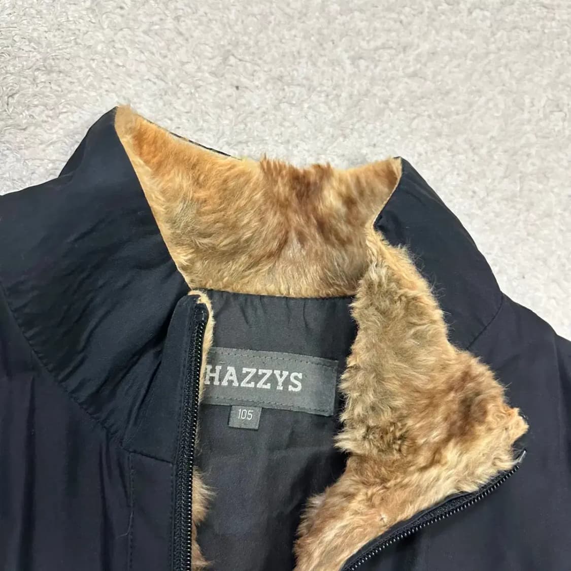 헤지스 조끼 블랙 105 상품이미지3