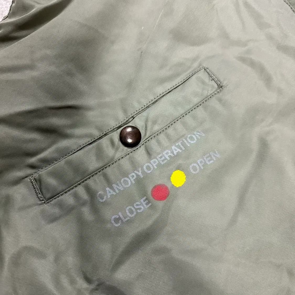 빈티지 군용 조끼 점퍼 L 상품이미지2