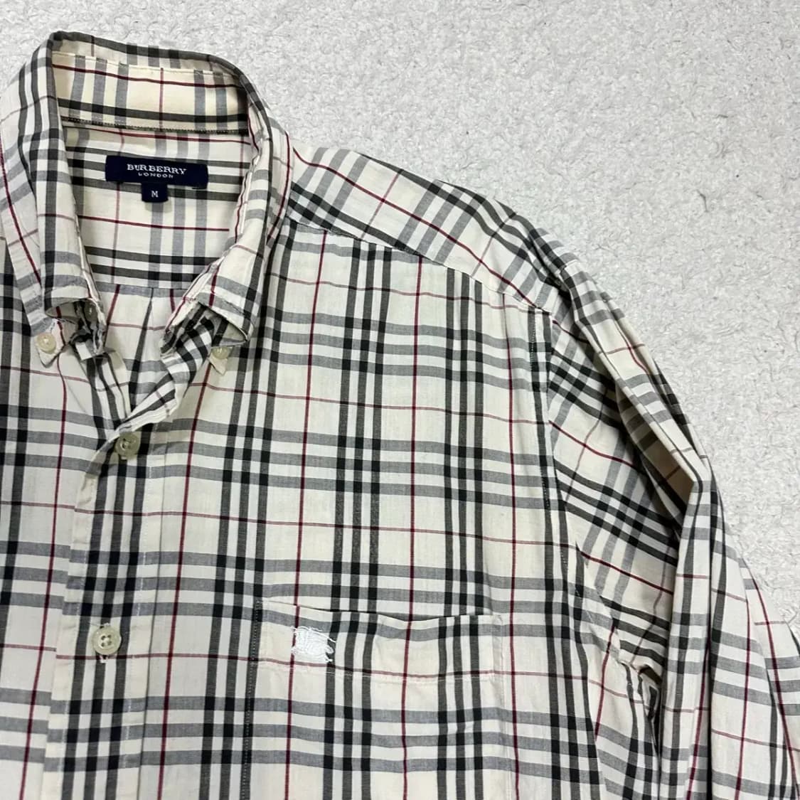 버버리 셔츠 체크 m 상품이미지2