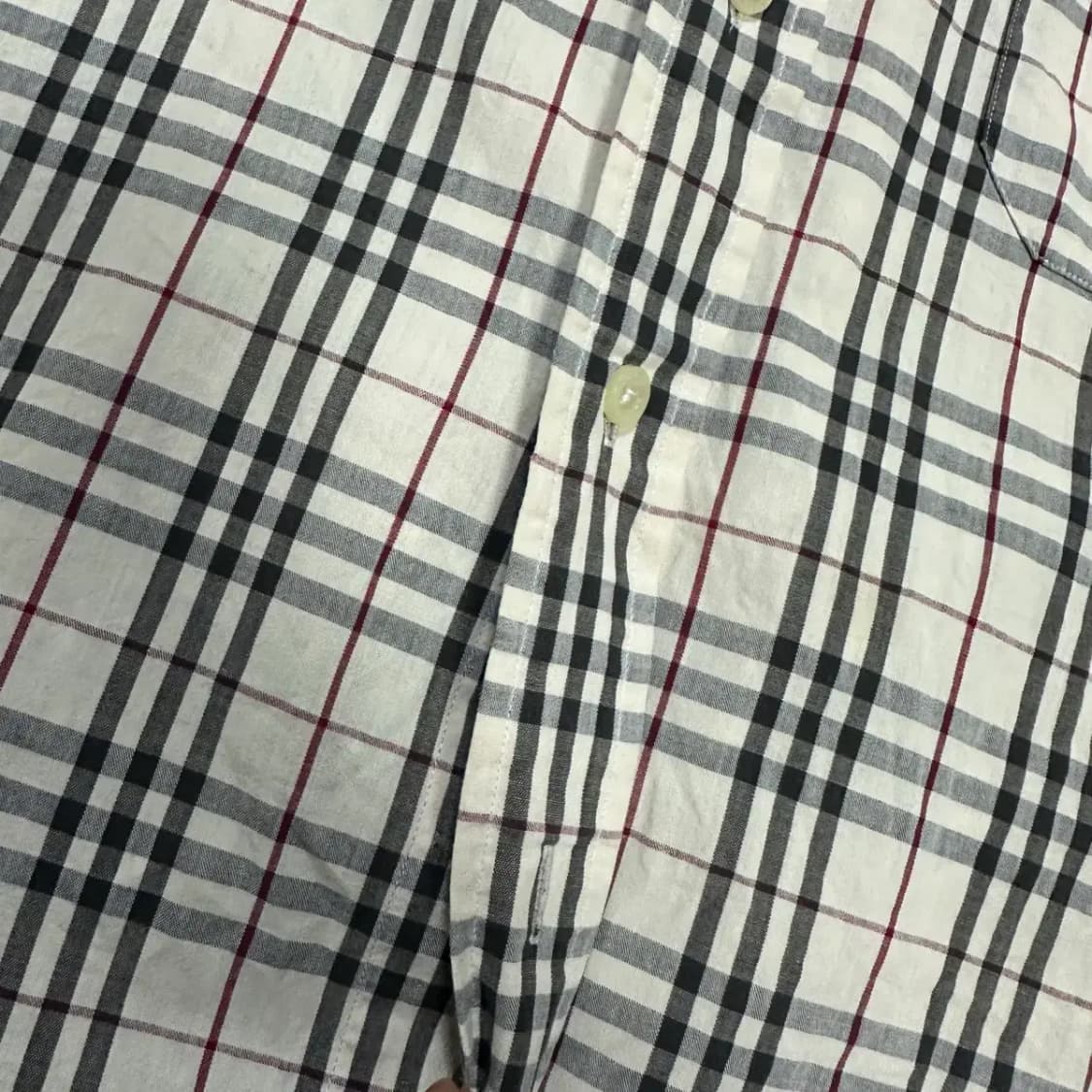 버버리 셔츠 체크 m 상품이미지3