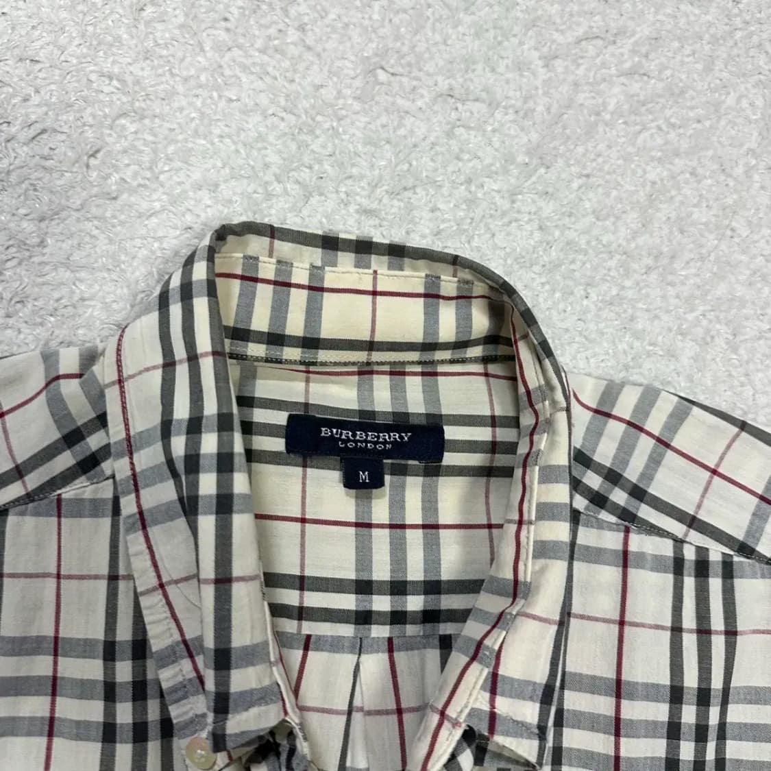 버버리 셔츠 체크 m 상품이미지4