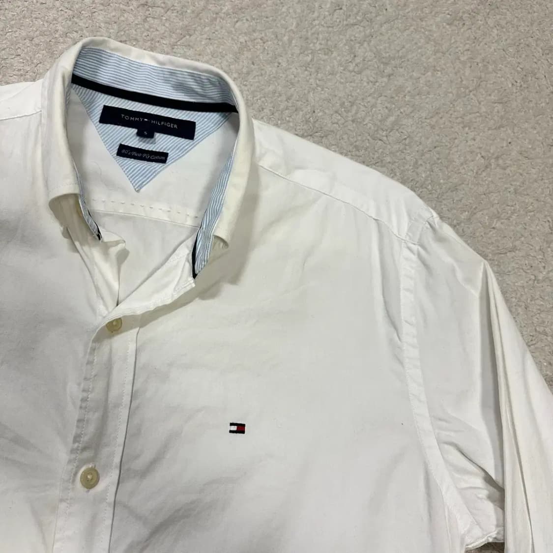 타미힐피거 셔츠 화이트 s 상품이미지3