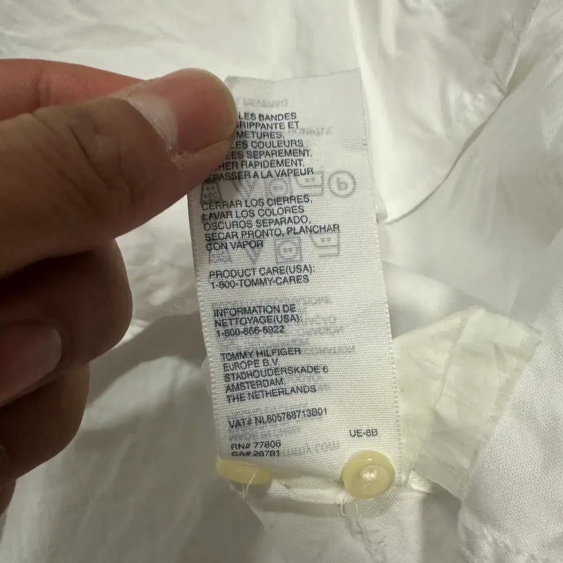 타미힐피거 셔츠 화이트 s 상품이미지4