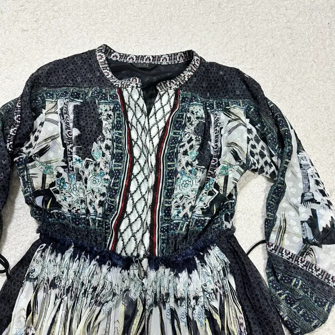 타임 쉬폰 원피스 상품이미지2