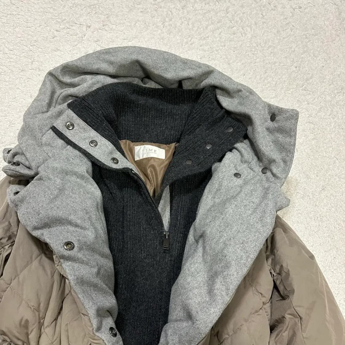 타임 롱패딩 여성 상품이미지2