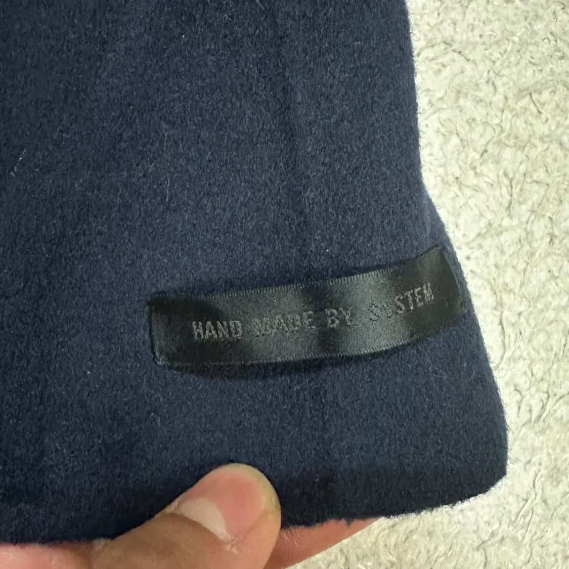 시스템 모직 코트 여성 상품이미지2