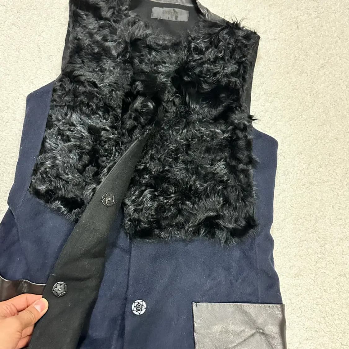 시스템 모직 코트 여성 상품이미지4