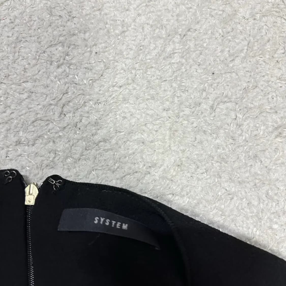 시스템 긴팔티 블랙 여성 상품이미지3