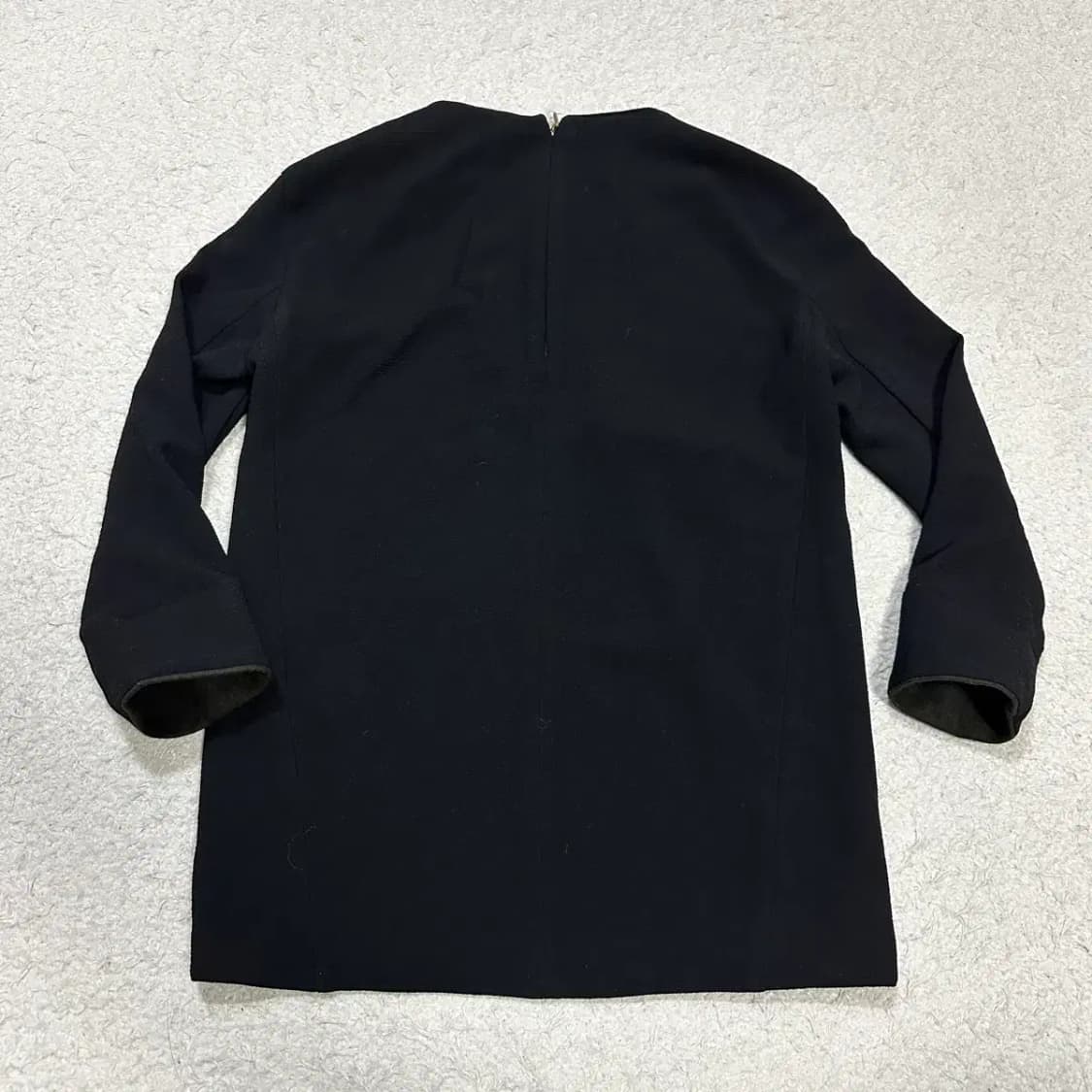 시스템 긴팔티 블랙 여성 상품이미지6