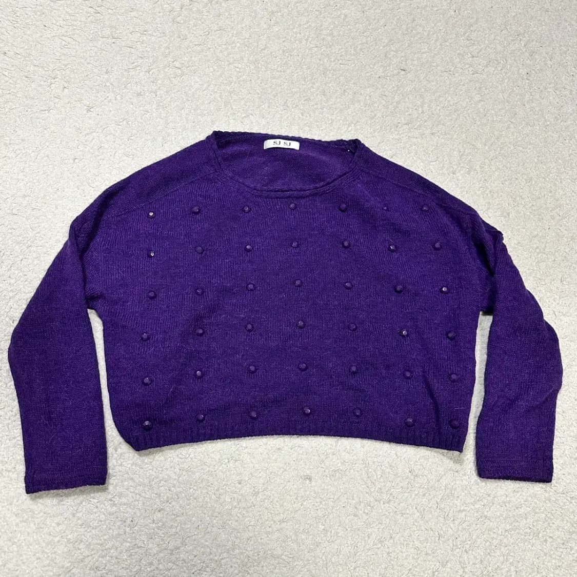 sjsj 니트 퍼플 90 상품이미지1