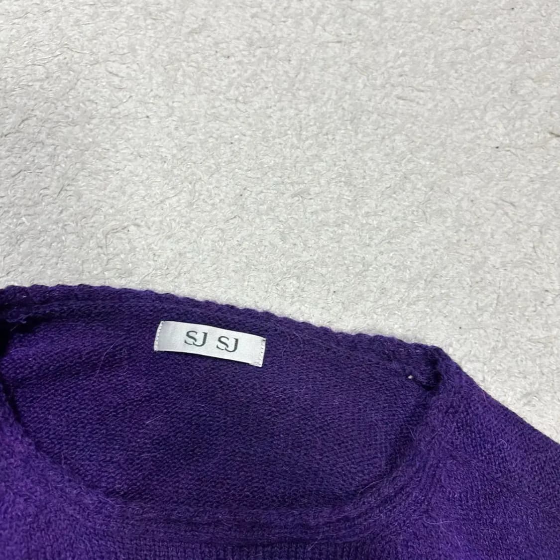 sjsj 니트 퍼플 90 상품이미지2