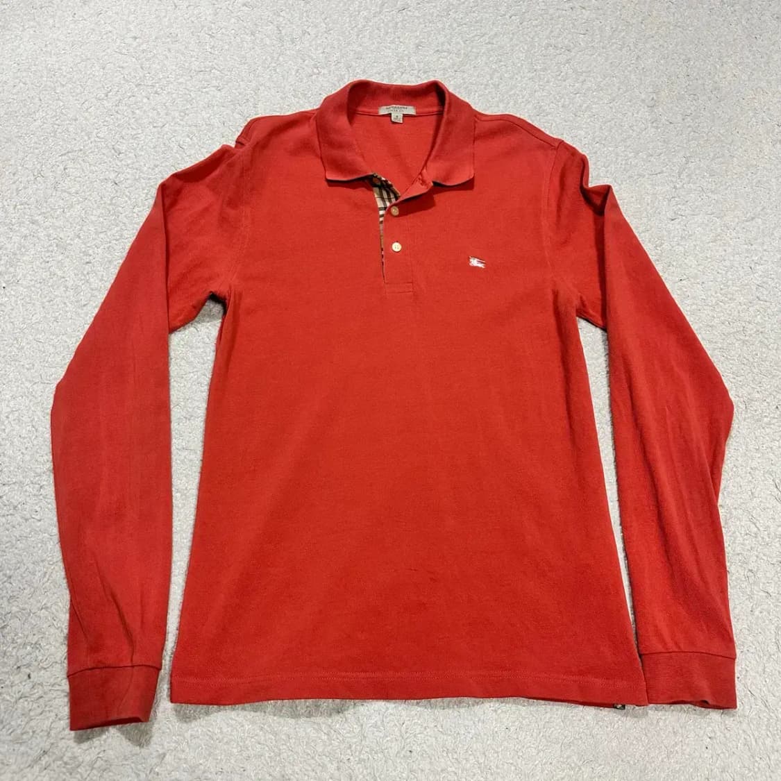 버버리 긴팔 카라티 s 상품이미지1