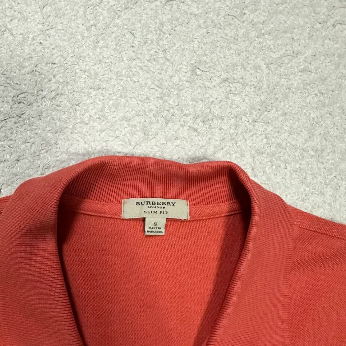 버버리 긴팔 카라티 s 상품이미지3