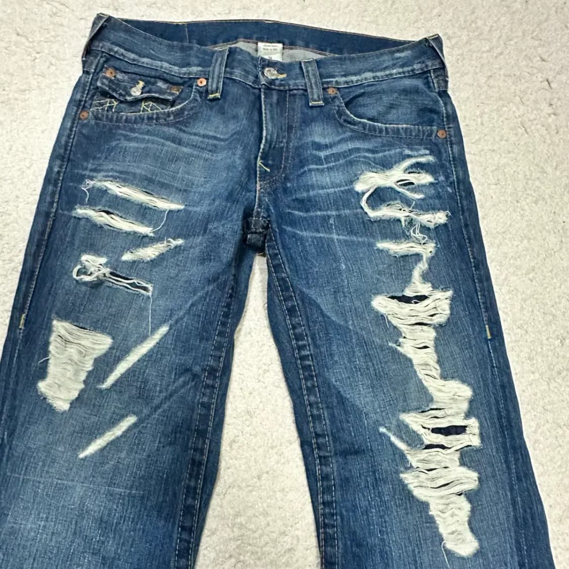 트루릴리젼 청바지 데님 팬츠 36인치 상품이미지2