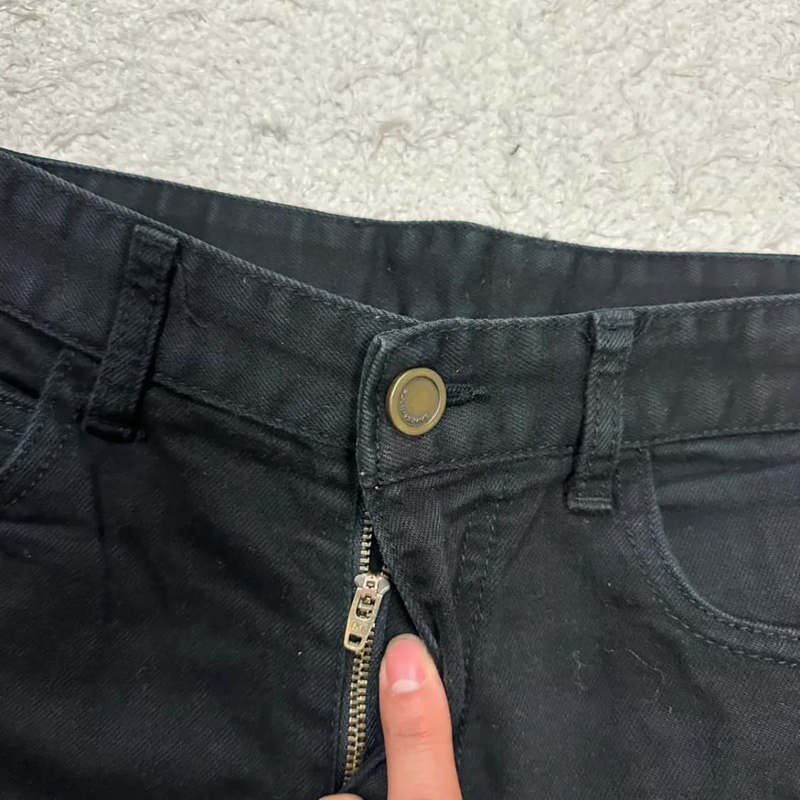 솔리드옴므 블랙진 데님 팬츠 30인치 상품이미지2