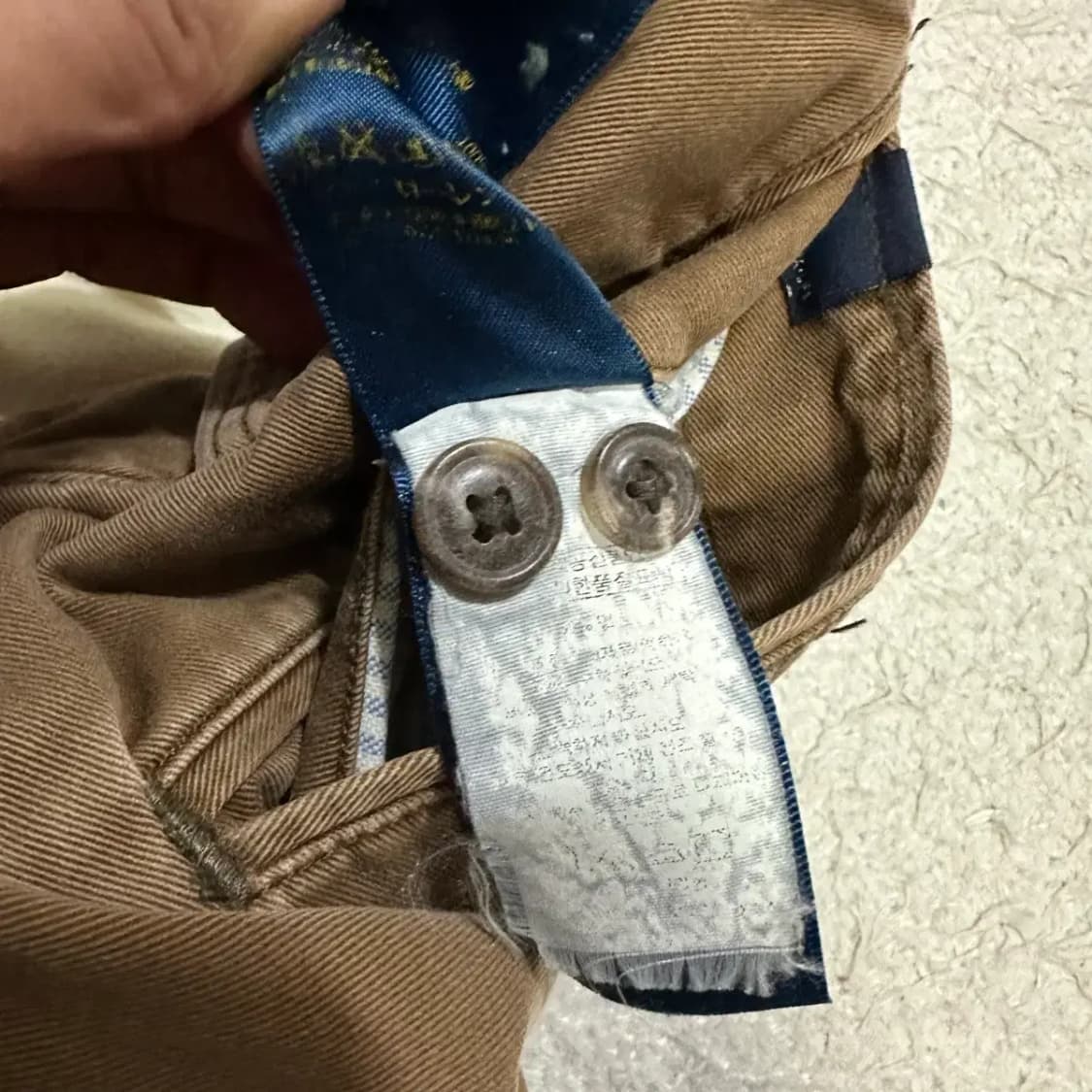 폴로 면바지 치노 팬츠 38인치 상품이미지6