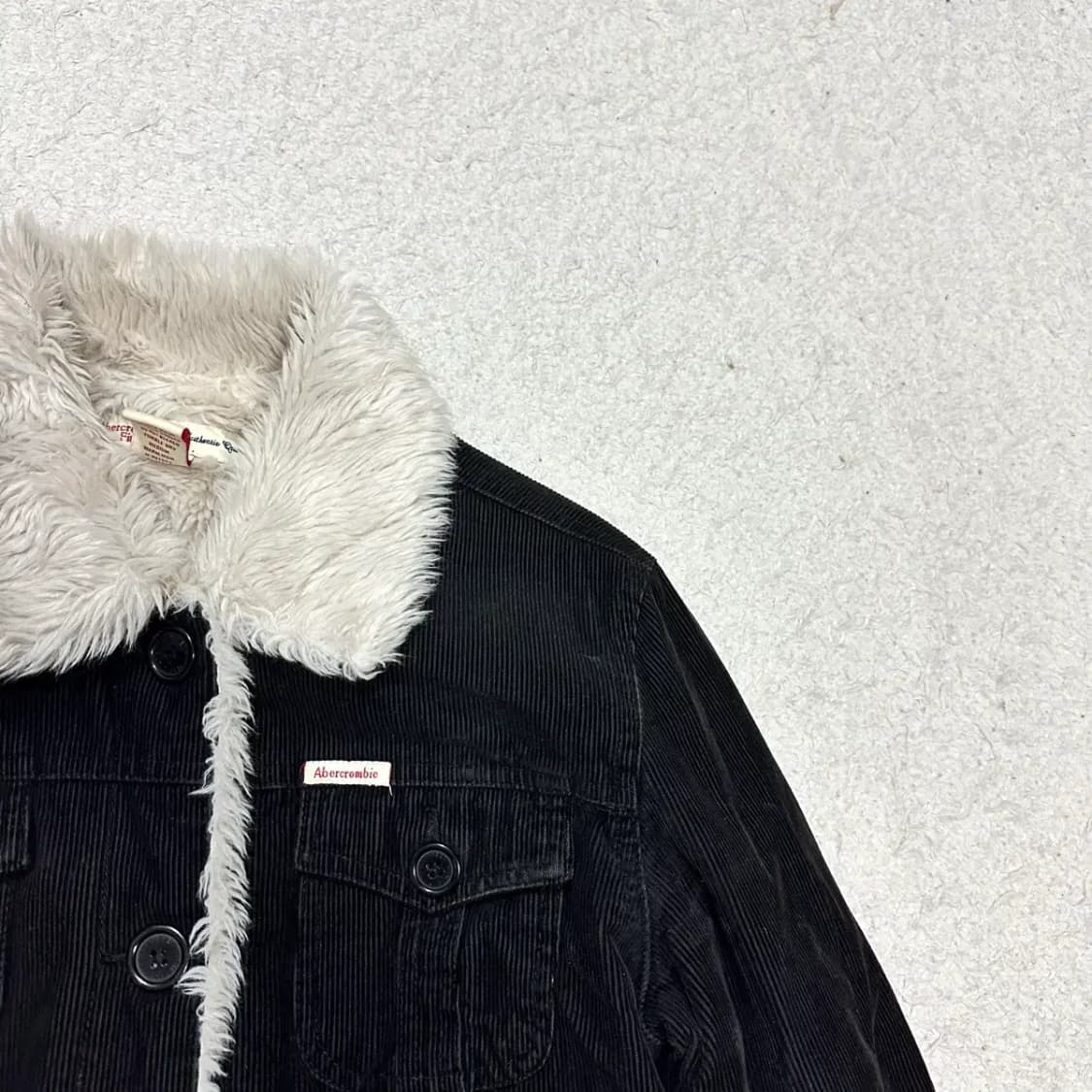 아베크롬비 코듀로이 쉐르파 자켓 여성 m 상품이미지2
