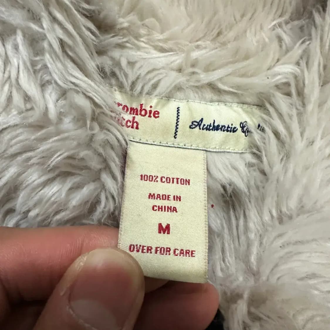 아베크롬비 코듀로이 쉐르파 자켓 여성 m 상품이미지3