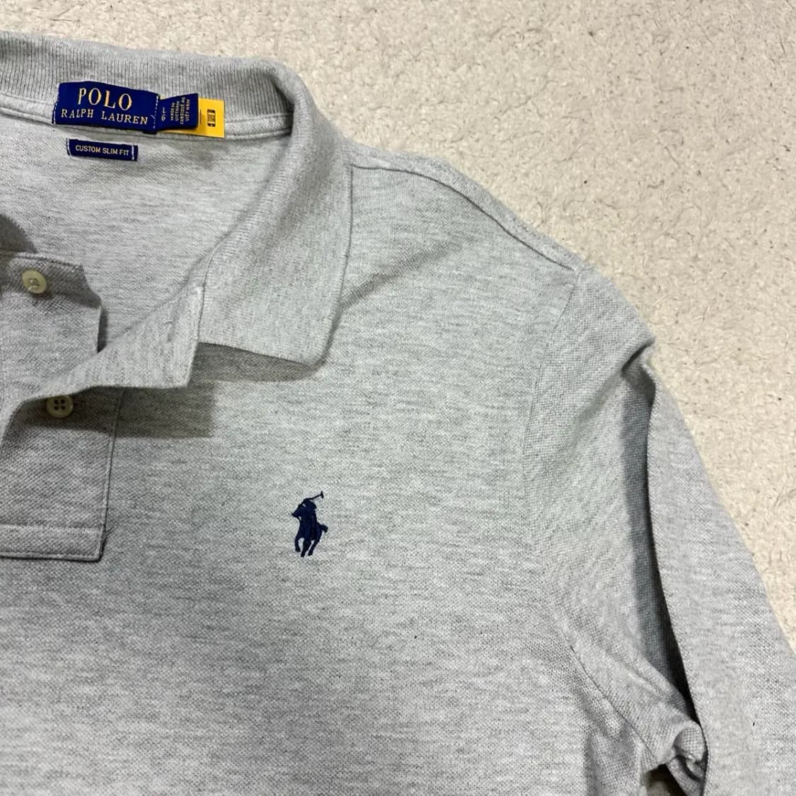 폴로 긴팔 카라티 L 상품이미지2