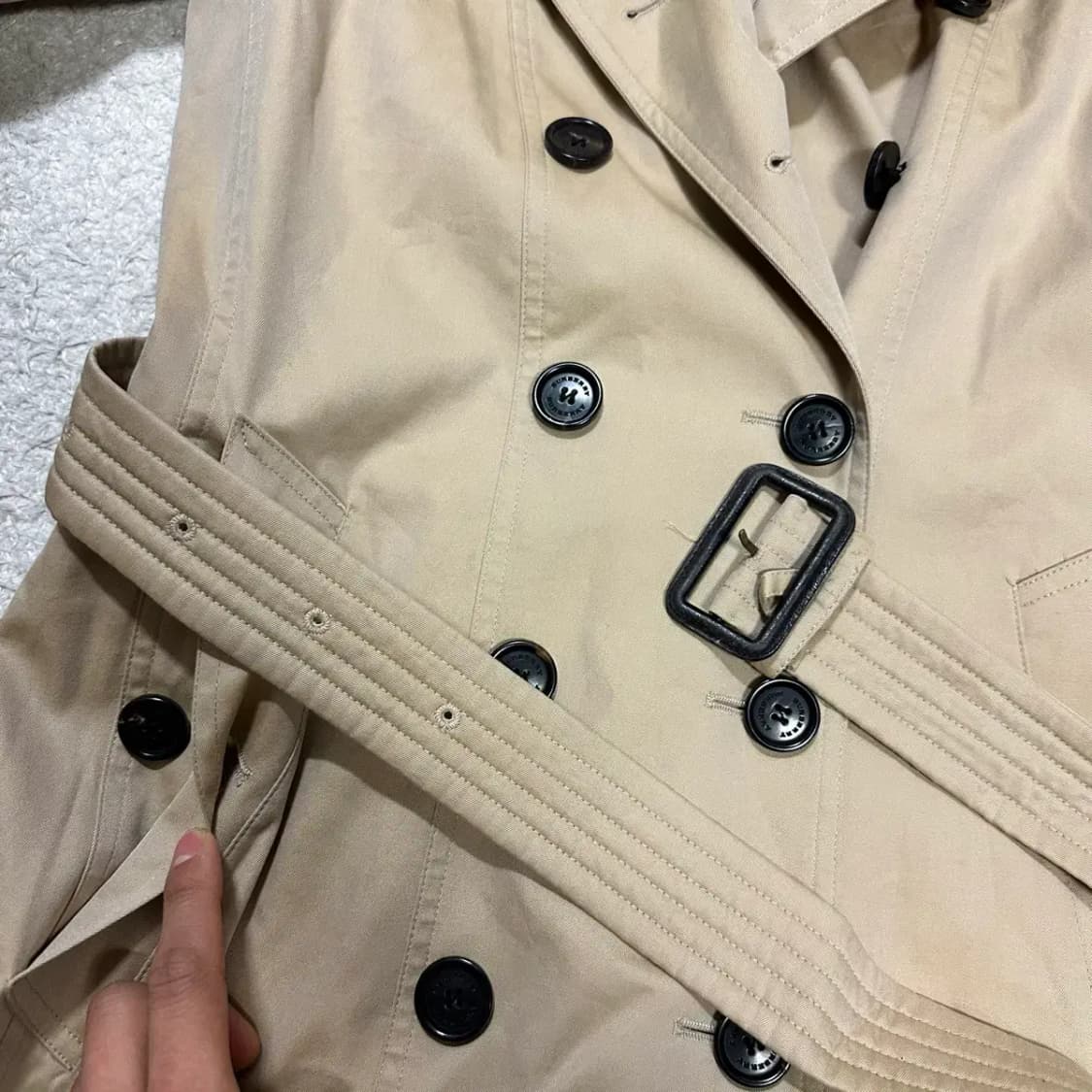 버버리 트렌치 코트 베이지 여성 상품이미지2