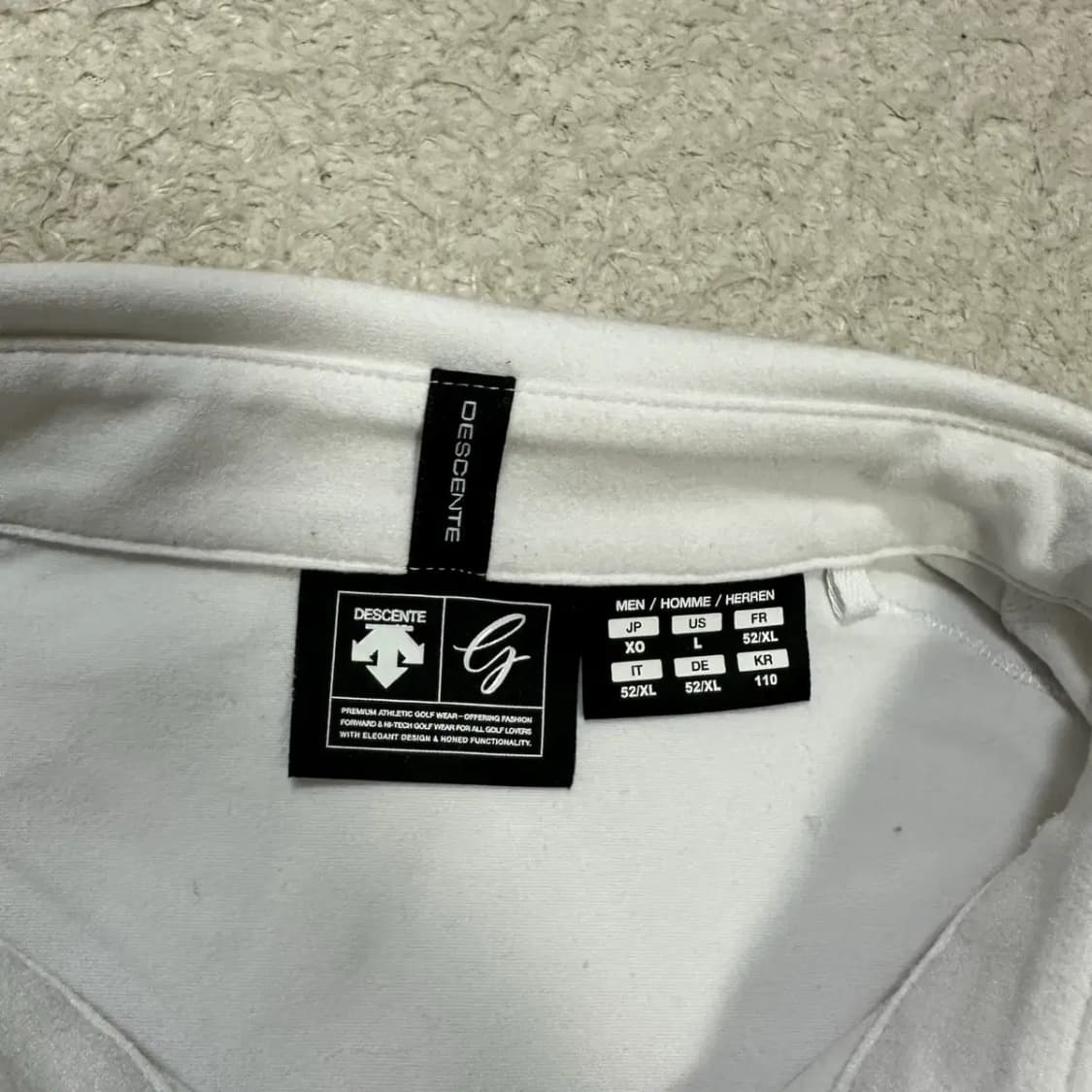 데상트 긴팔 카라티 110 상품이미지3