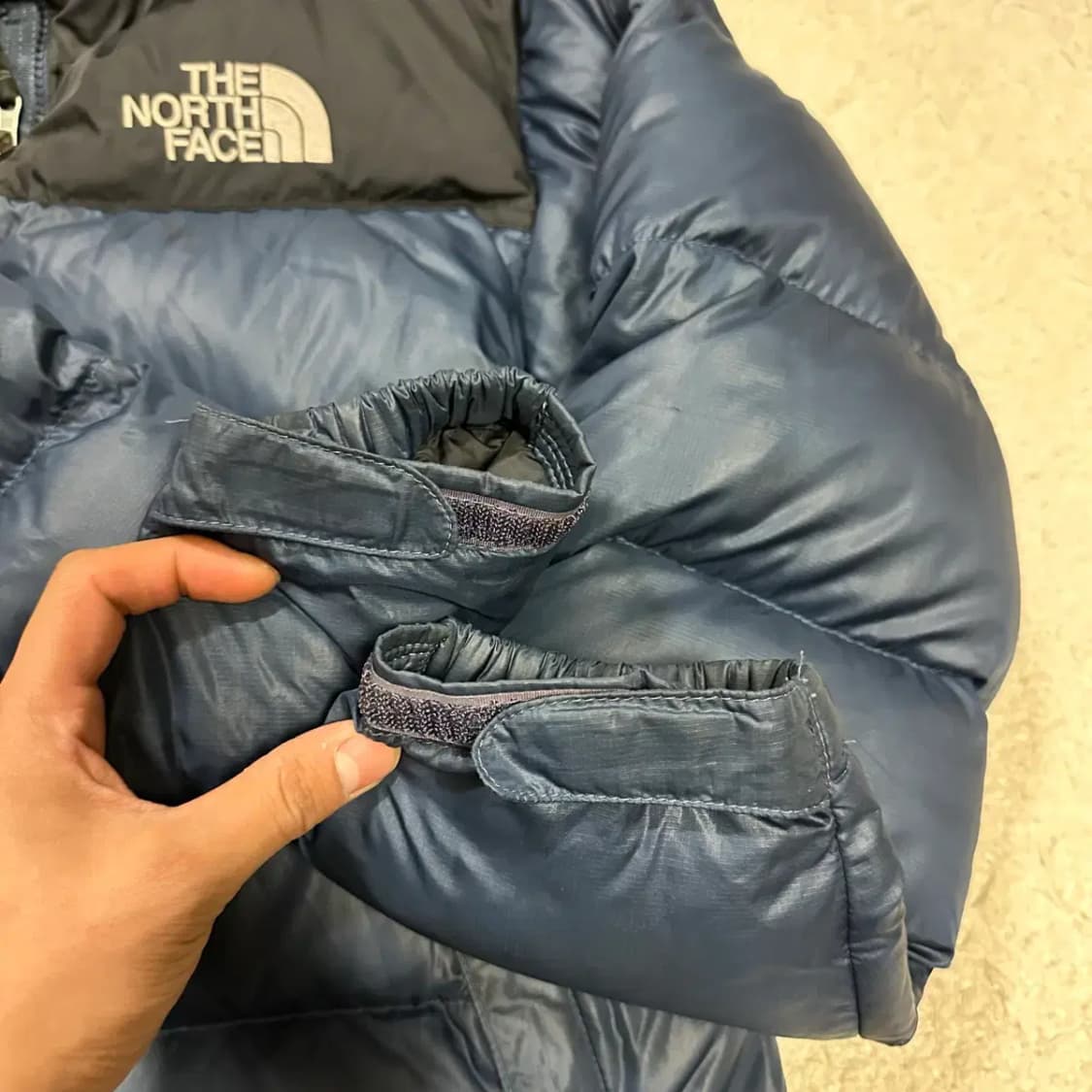 노스페이스 눕시 700 패딩 네이비 s 90 상품이미지2