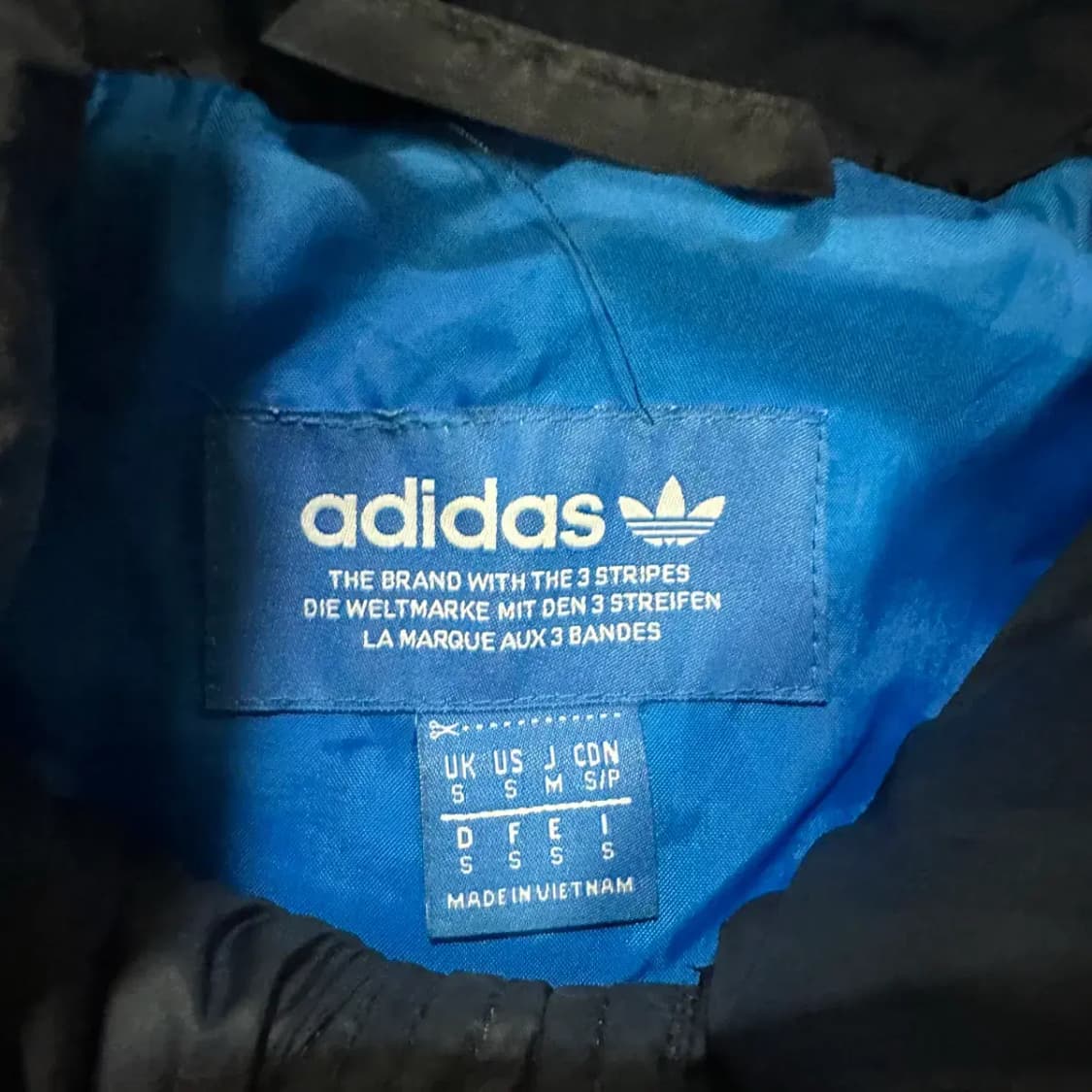 아디다스 점퍼 네이비 s 상품이미지3