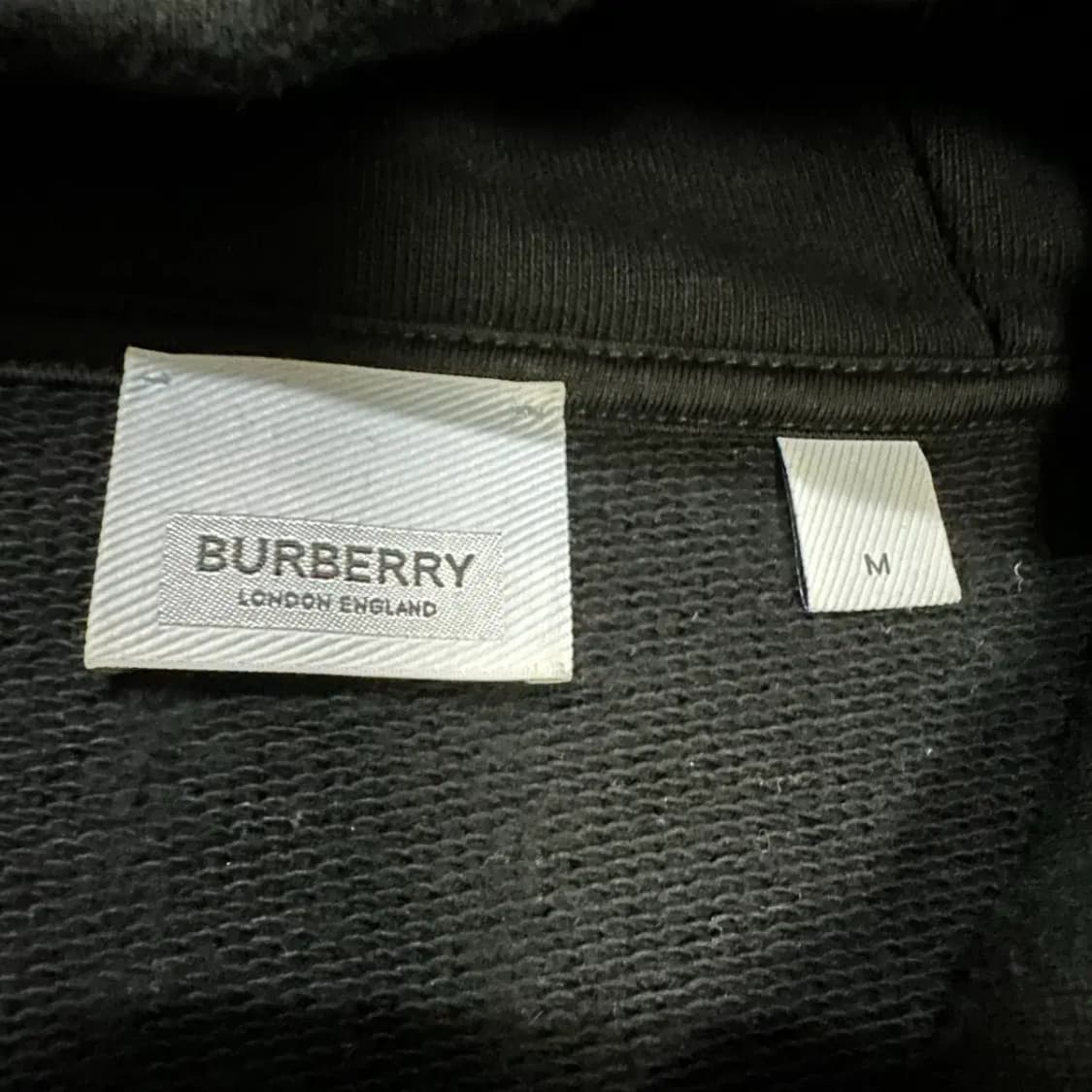 버버리 후드집업 블랙 상품이미지4