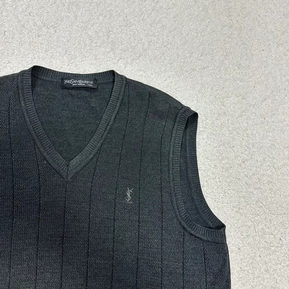 입생로랑 니트 조끼 베스트 100 상품이미지3