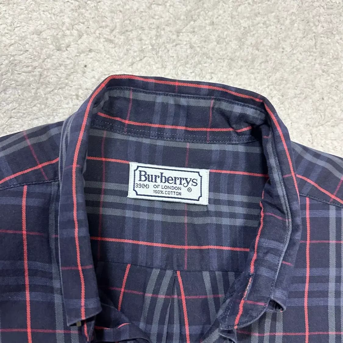 버버리 셔츠 체크 m 상품이미지4