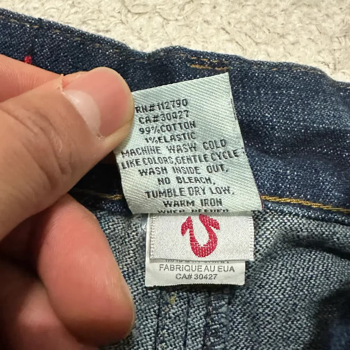 트루릴리젼 청바지 데님 팬츠 32인치 상품이미지5