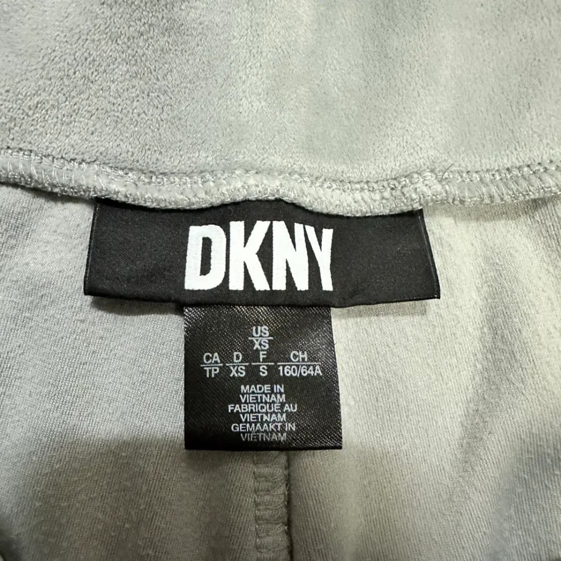 DKNY 벨벳 후드집업 바지 세트 여성 xs 상품이미지9