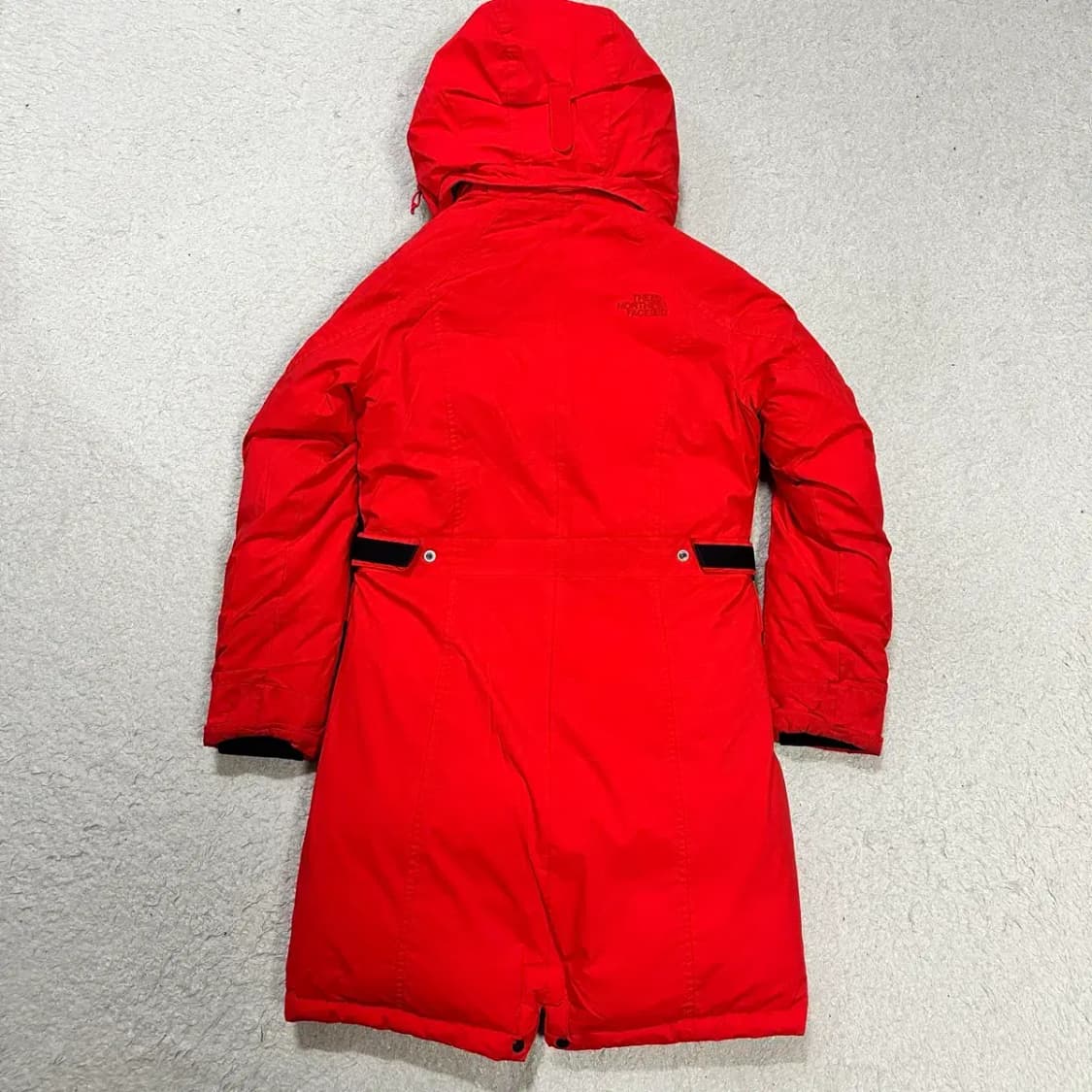 노스페이스 여성 롱패딩 레드 90 상품이미지7