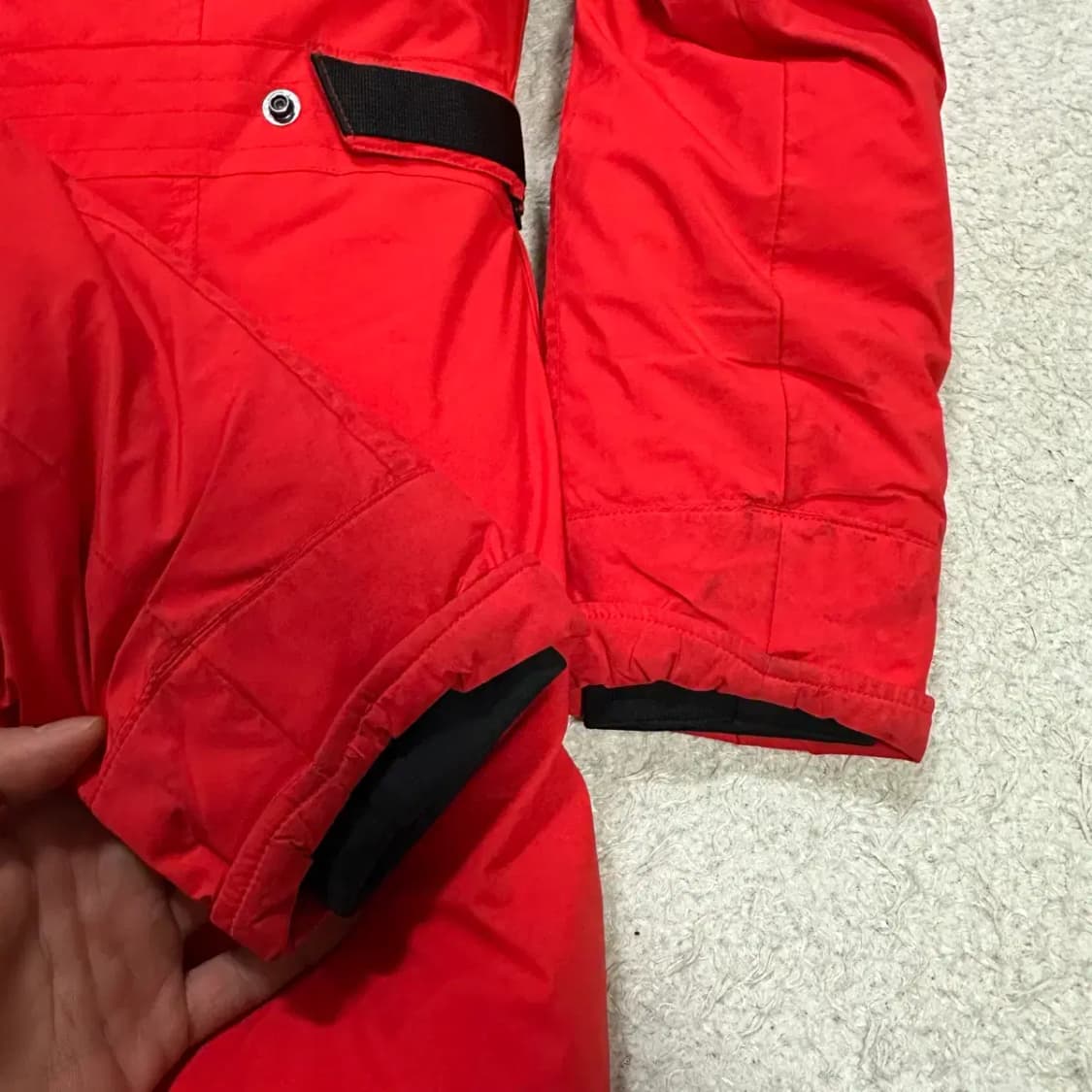 노스페이스 여성 롱패딩 레드 90 상품이미지8