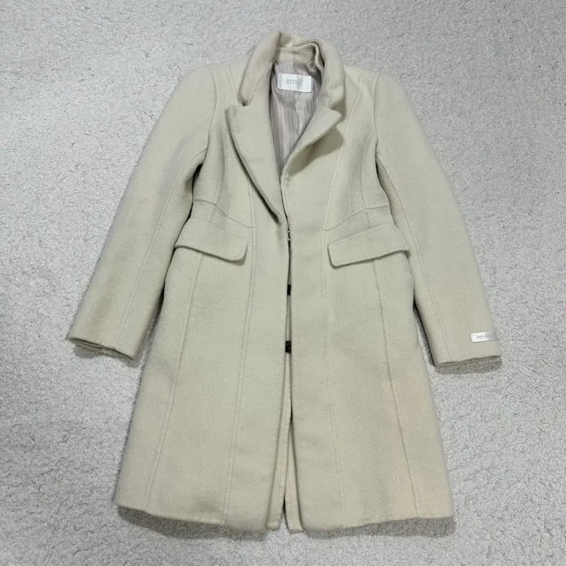 시스템 모직 코트 여성 상품이미지1