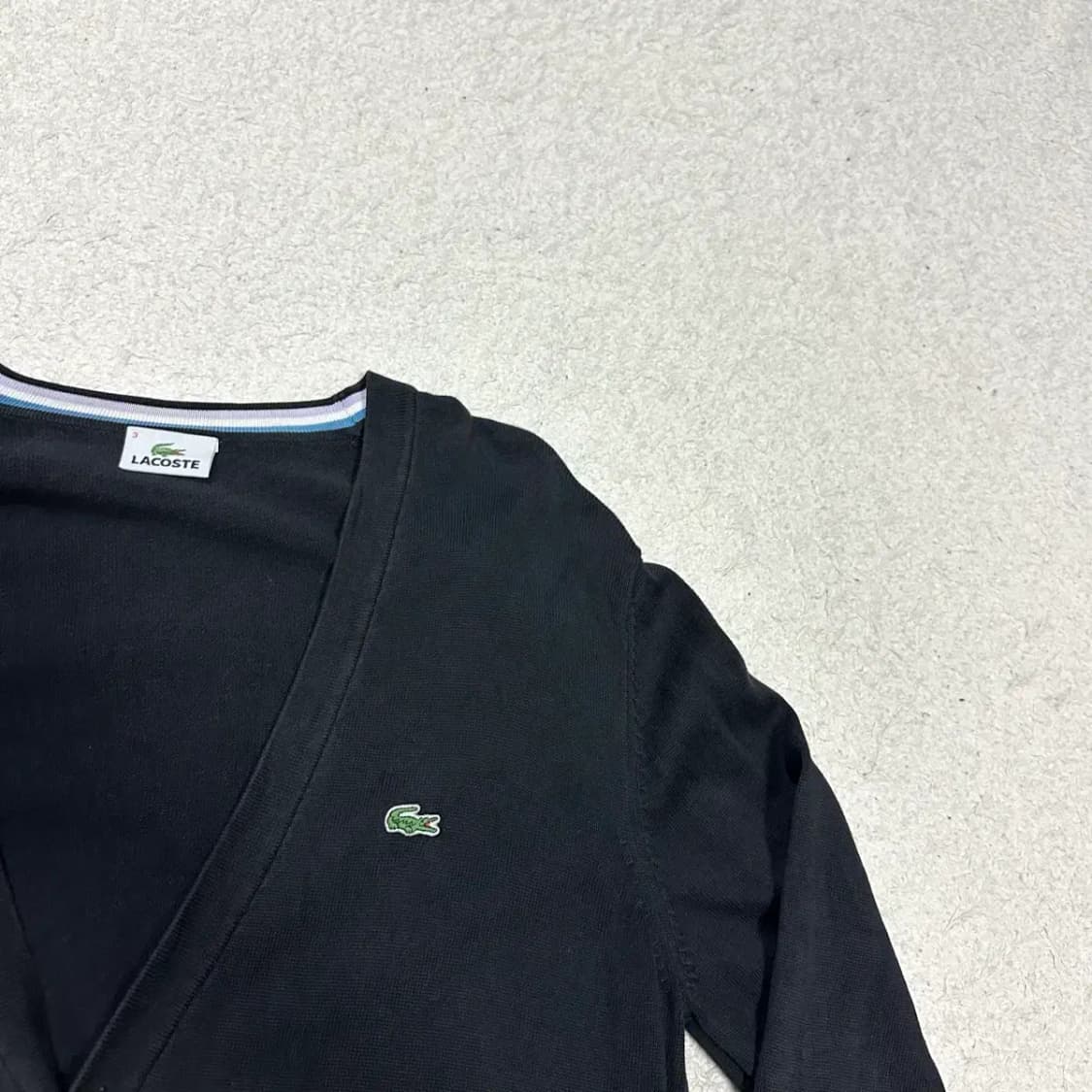 라코스테 가디건 블랙 95 상품이미지2