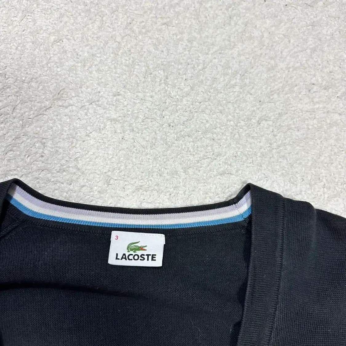 라코스테 가디건 블랙 95 상품이미지3